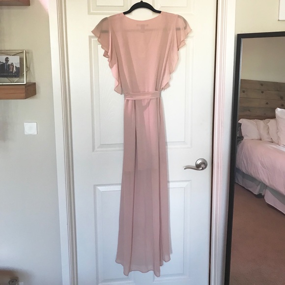 Blush Wrap Dress - Picture 4 of 4